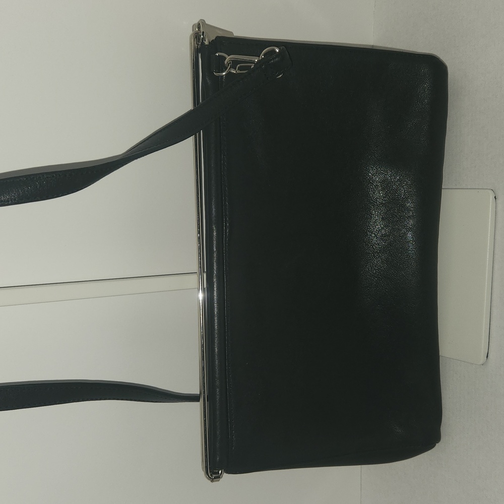 MAXX New York Black Leather Purse or Clutch